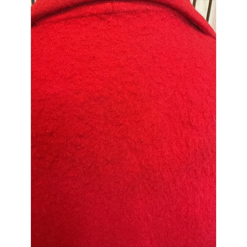 Vintage Berkray Red Wool Duffle‎ Coat Womens Sz 40 Large Toggle Classic